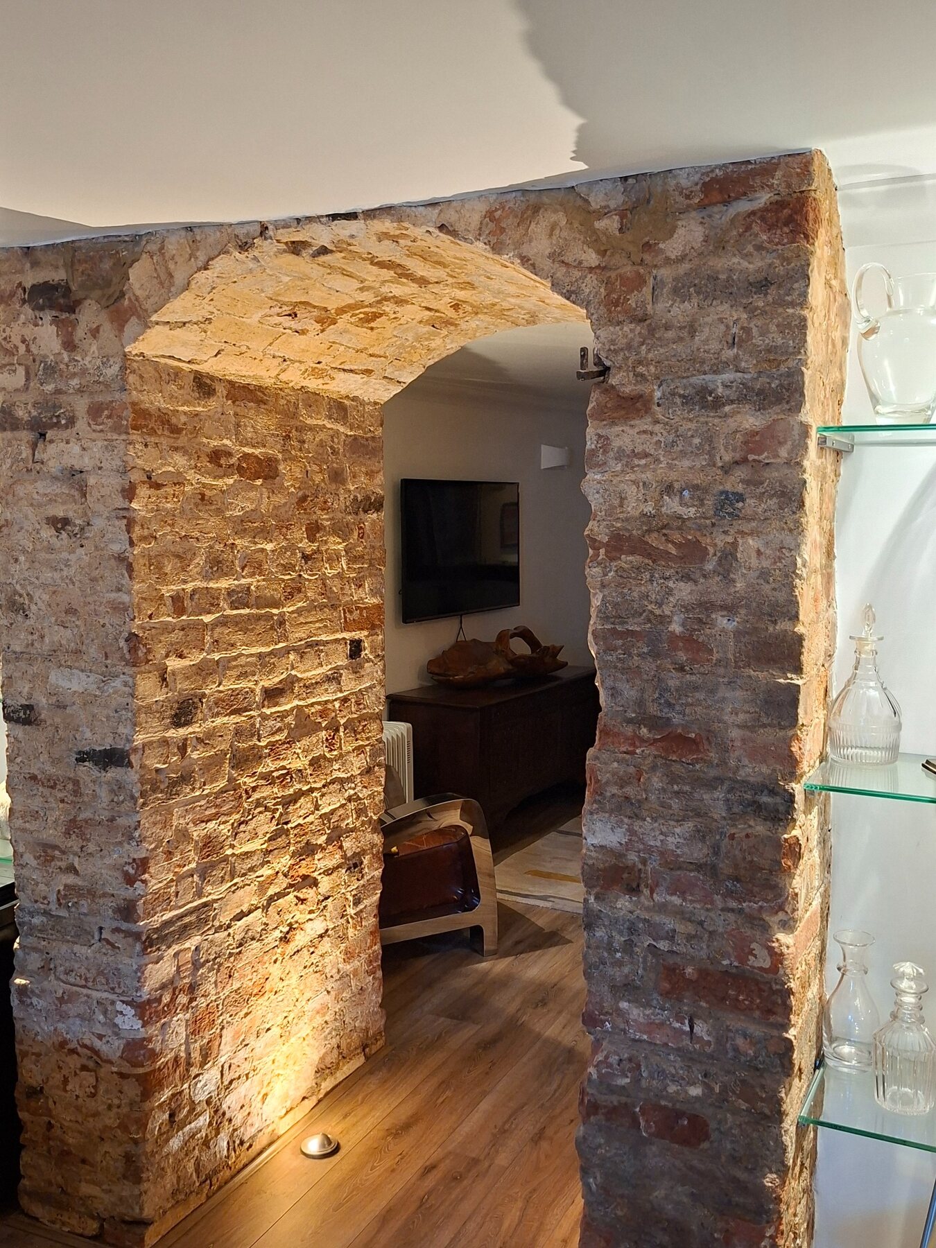 Original brick archway at Havisham House